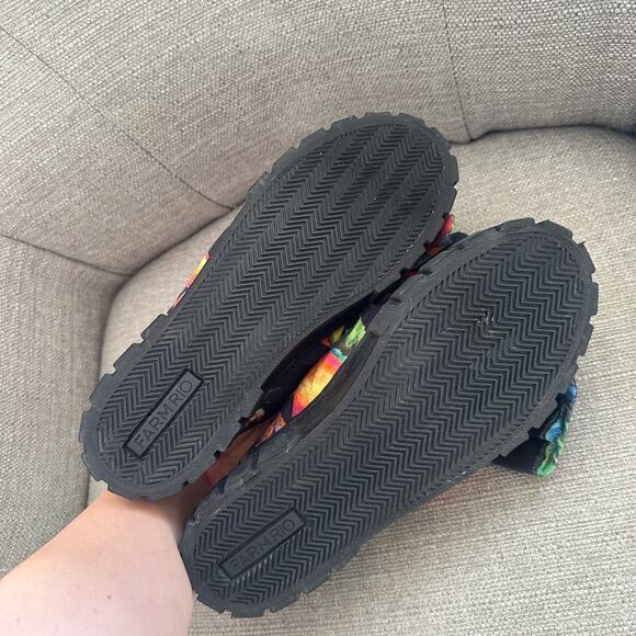 NWOT: Farm Rio Cashew Platform Mule - Picture 7 of 7